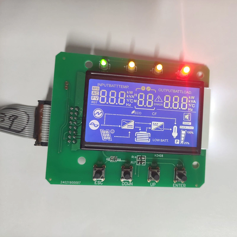 단색 세그먼트 LCD 디스플레이 모듈